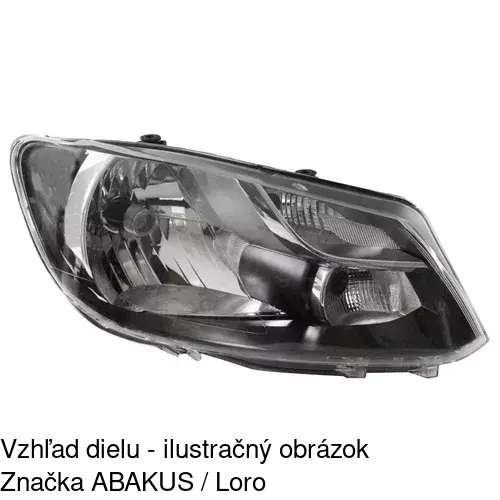 Hlavný reflektor POLCAR 95U110-E - obr. 3