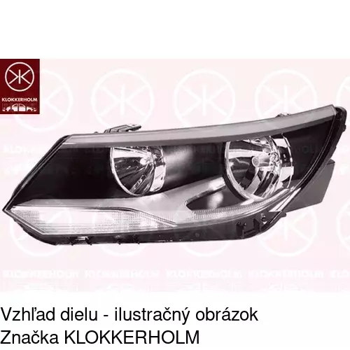 Hlavný reflektor POLCAR 95X109-E - obr. 2