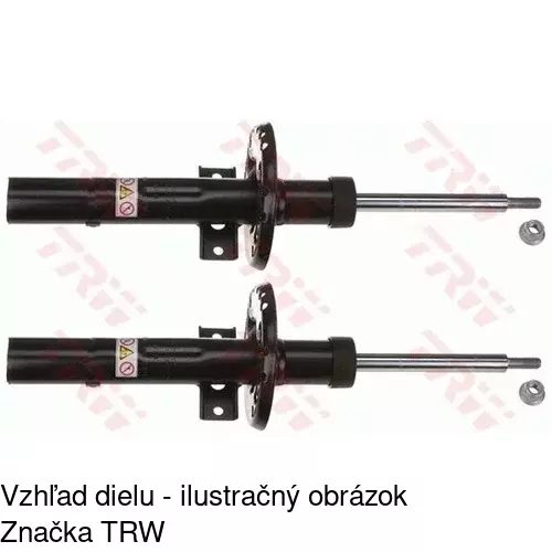 Plynový tlmič POLCAR S010616G - obr. 2