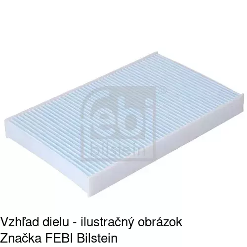 Kabínový filter s uhlíkom POLCAR S11-1005 - obr. 1