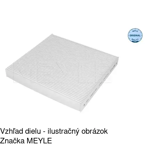 Kabínový filter s uhlíkom POLCAR S11-1052 - obr. 1