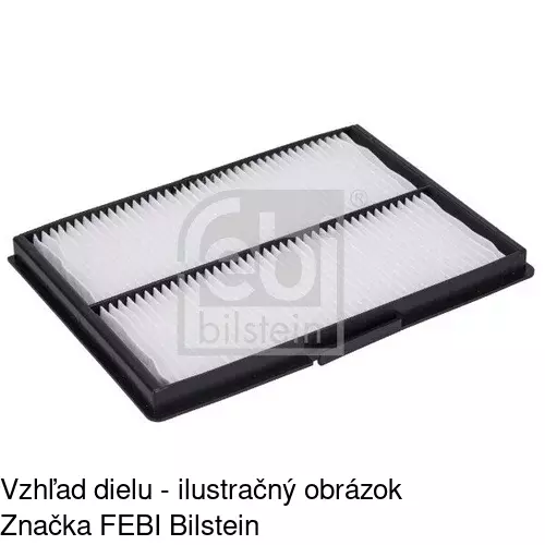 Kabínový filter s uhlíkom POLCAR S11-1068 - obr. 1