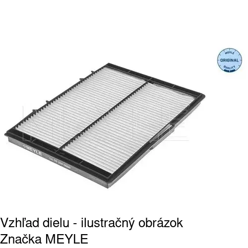 Kabínový filter s uhlíkom POLCAR S11-1068 - obr. 2