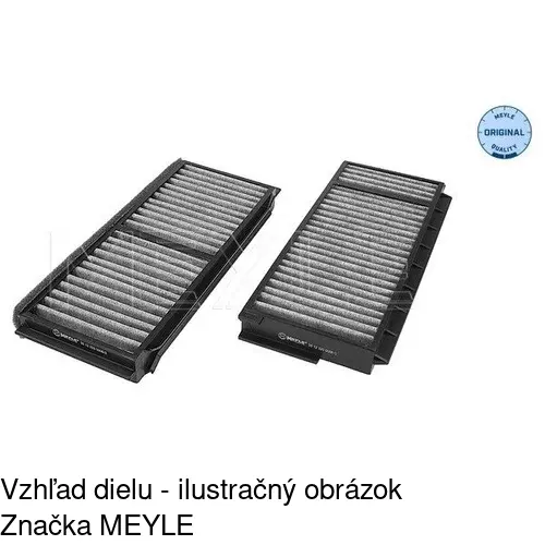 Kabínový filter s uhlíkom POLCAR S11-1091 - obr. 5