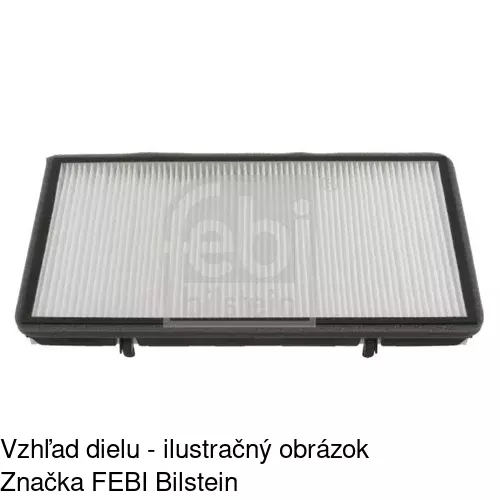 Kabínový filter s uhlíkom POLCAR S11-1094 - obr. 2