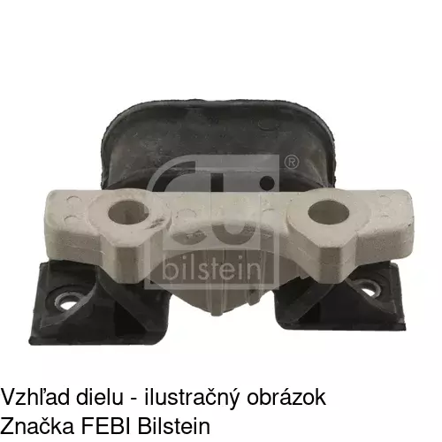 Silentblok motora POLCAR S2255061