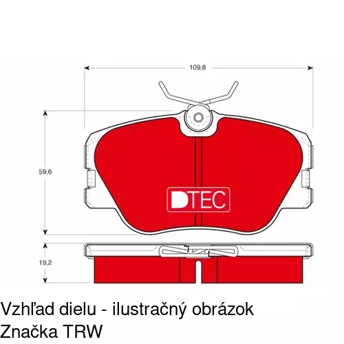 Brzdové dosky POLCAR S70-0029 - obr. 4