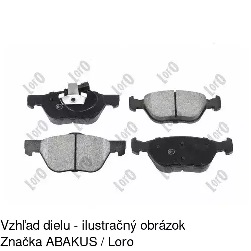 Brzdové dosky POLCAR S70-0051 - obr. 5