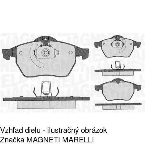 Brzdové dosky POLCAR S70-0065 - obr. 3