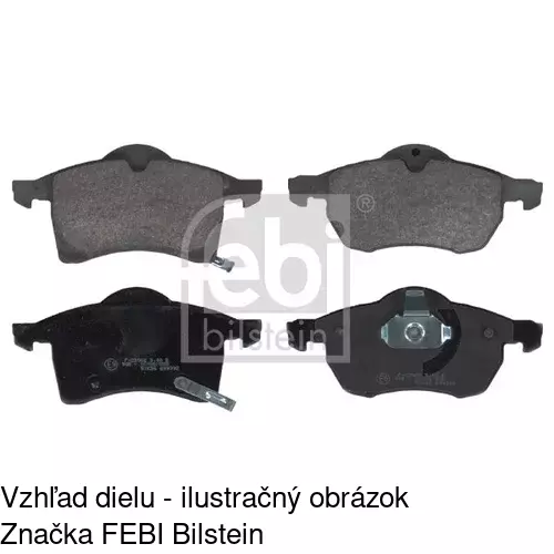 Brzdové dosky POLCAR S70-0089 - obr. 2