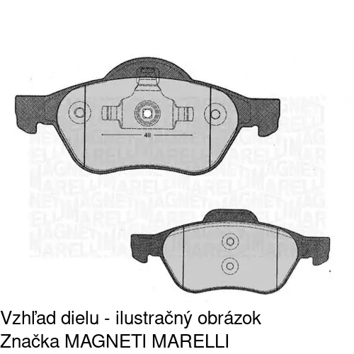 Brzdové dosky POLCAR S70-0131