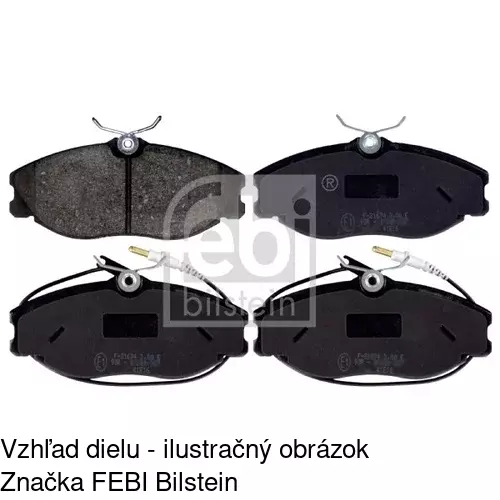 Brzdové dosky POLCAR S70-0147 - obr. 3