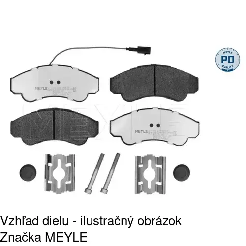 Brzdové dosky POLCAR S70-0173 - obr. 4