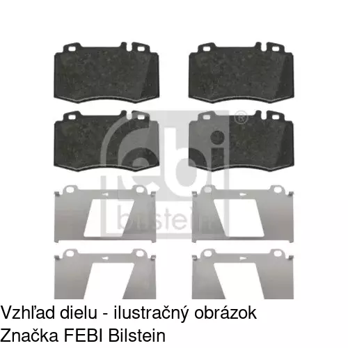 Brzdové dosky POLCAR S70-0198 - obr. 4