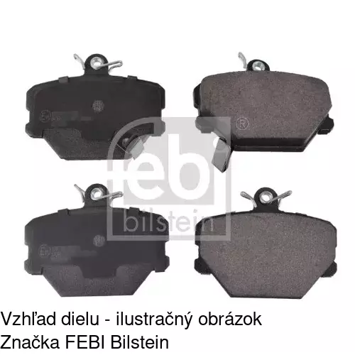 Brzdové dosky POLCAR S70-0199