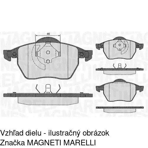 Brzdové dosky POLCAR S70-0201