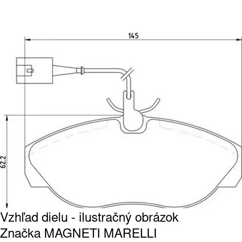 Brzdové dosky POLCAR S70-0243 - obr. 4