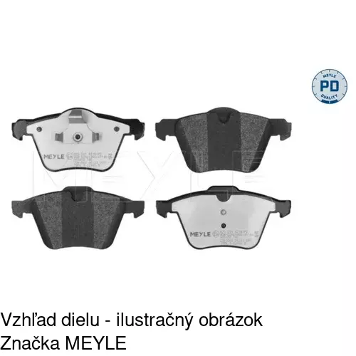 Brzdové dosky POLCAR S70-0251 - obr. 4