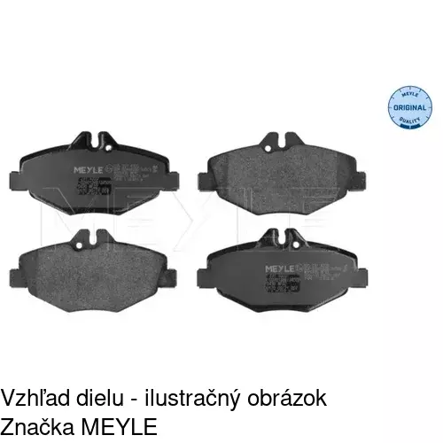 Brzdové dosky POLCAR S70-0258 - obr. 5