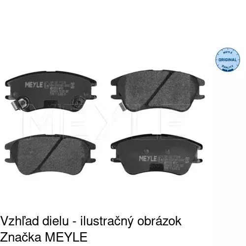 Brzdové dosky POLCAR S70-0259 - obr. 5