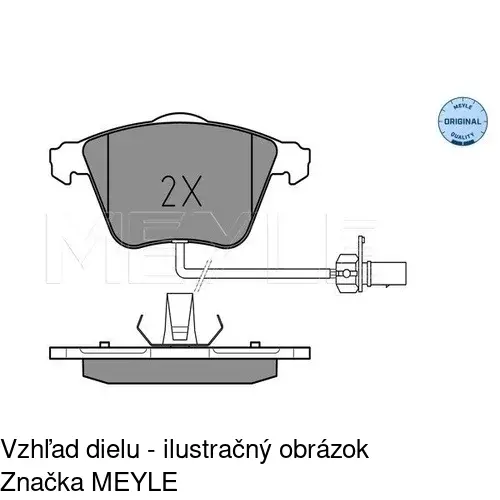 Brzdové dosky POLCAR S70-0260 - obr. 3