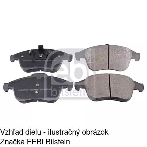 Brzdové dosky POLCAR S70-0270 - obr. 4