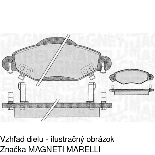 Brzdové dosky POLCAR S70-0282 - obr. 4