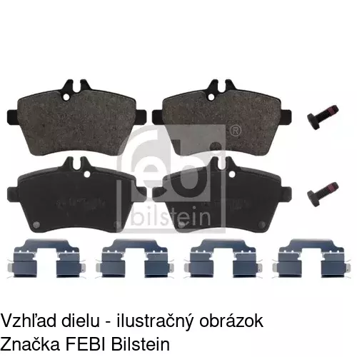 Brzdové dosky POLCAR S70-0296 - obr. 2