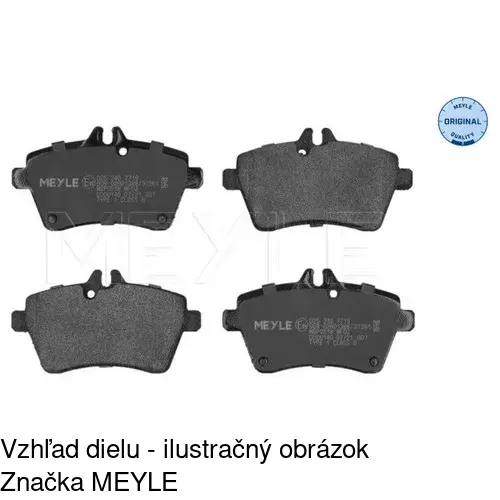 Brzdové dosky POLCAR S70-0296 - obr. 3