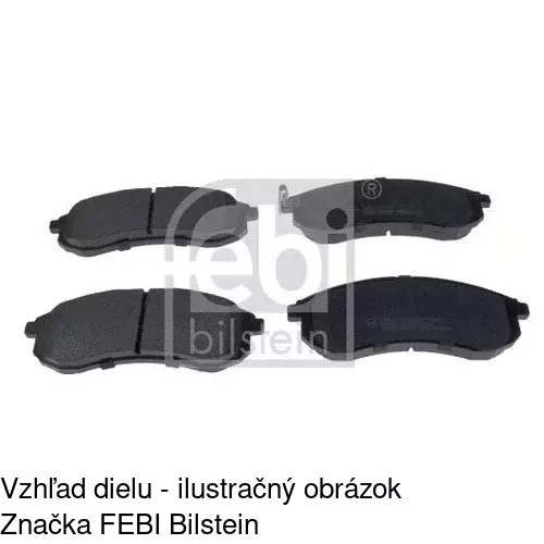 Brzdové dosky POLCAR S70-0327