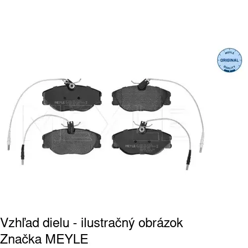 Brzdové dosky POLCAR S70-0380 - obr. 2