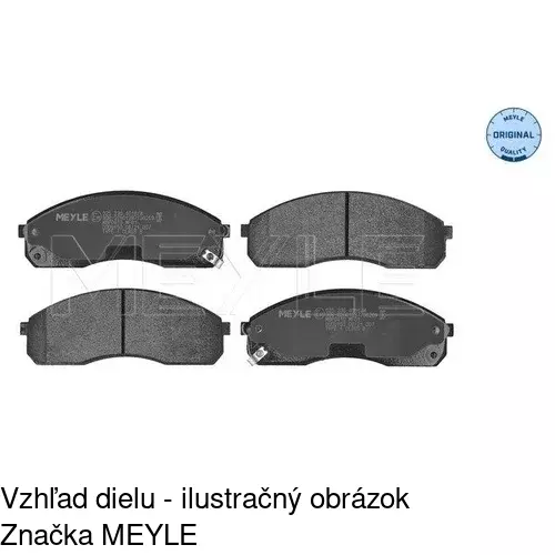 Brzdové dosky POLCAR S70-0382 - obr. 3