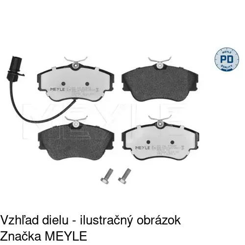 Brzdové dosky POLCAR S70-0411 - obr. 5