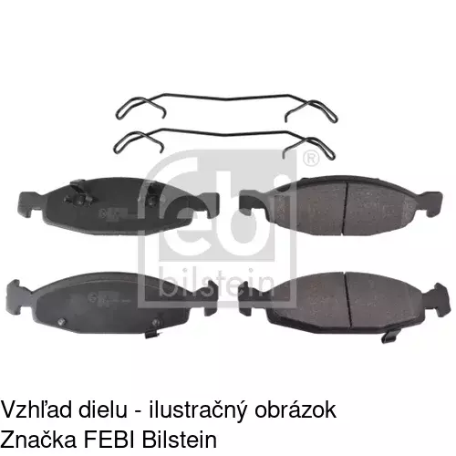 Brzdové dosky POLCAR S70-0414