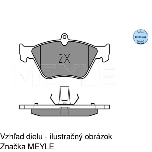 Brzdové dosky POLCAR S70-0443 - obr. 2