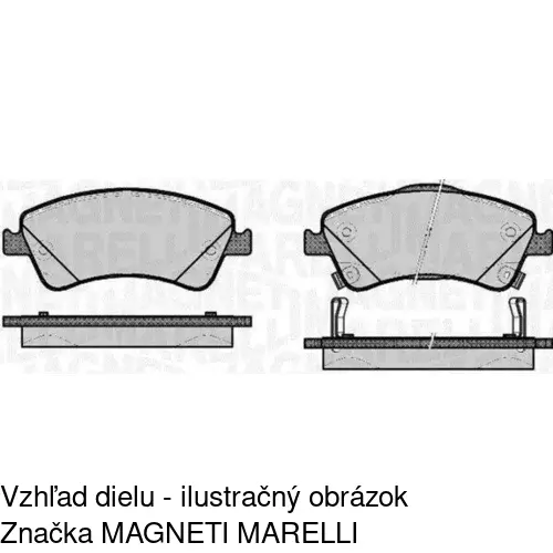 Brzdové dosky POLCAR S70-0484 - obr. 5