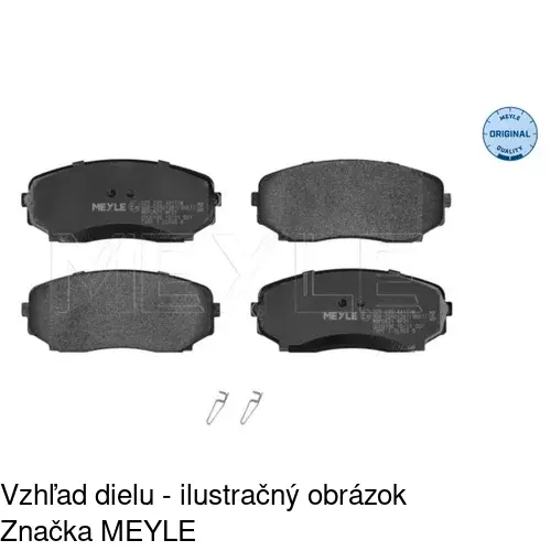 Brzdové dosky POLCAR S70-0494 - obr. 5