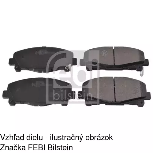 Brzdové dosky POLCAR S70-0544