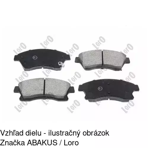 Brzdové dosky POLCAR S70-0545 - obr. 5