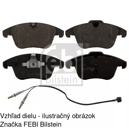 Brzdové dosky POLCAR S70-0560 - obr. 2