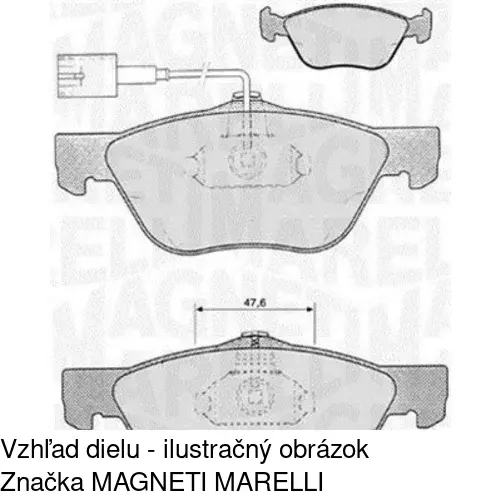 Brzdové dosky POLCAR S70-0564