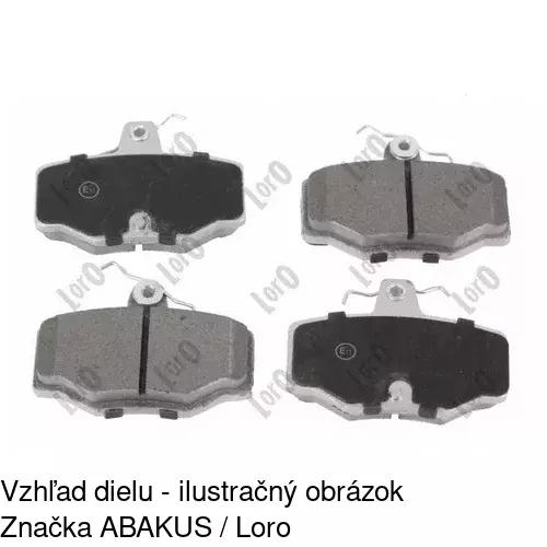 Brzdové dosky POLCAR S70-1101 - obr. 4