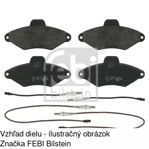 Brzdové dosky POLCAR S70-1103 - obr. 4