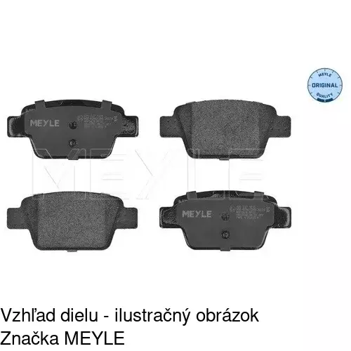 Brzdové dosky POLCAR S70-1119 - obr. 3