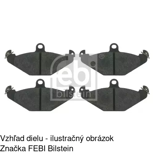 Brzdové dosky POLCAR S70-1180 - obr. 4