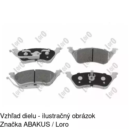 Brzdové dosky POLCAR S70-1192 - obr. 4