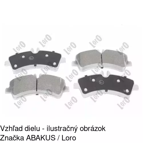 Brzdové dosky POLCAR S70-1384 - obr. 5