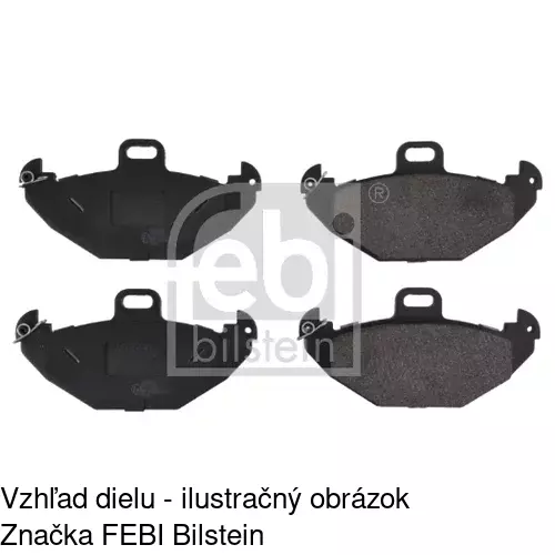 Brzdové dosky POLCAR S70-1421