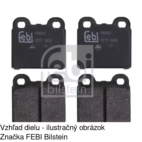 Brzdové dosky POLCAR S70-1463 - obr. 2