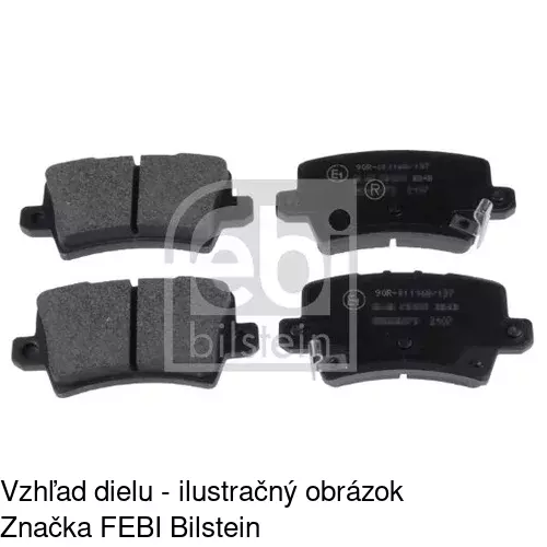 Brzdové dosky POLCAR S70-1477